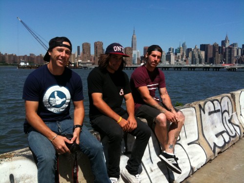 Gary Young, Jake Seeley and Lee Dennis