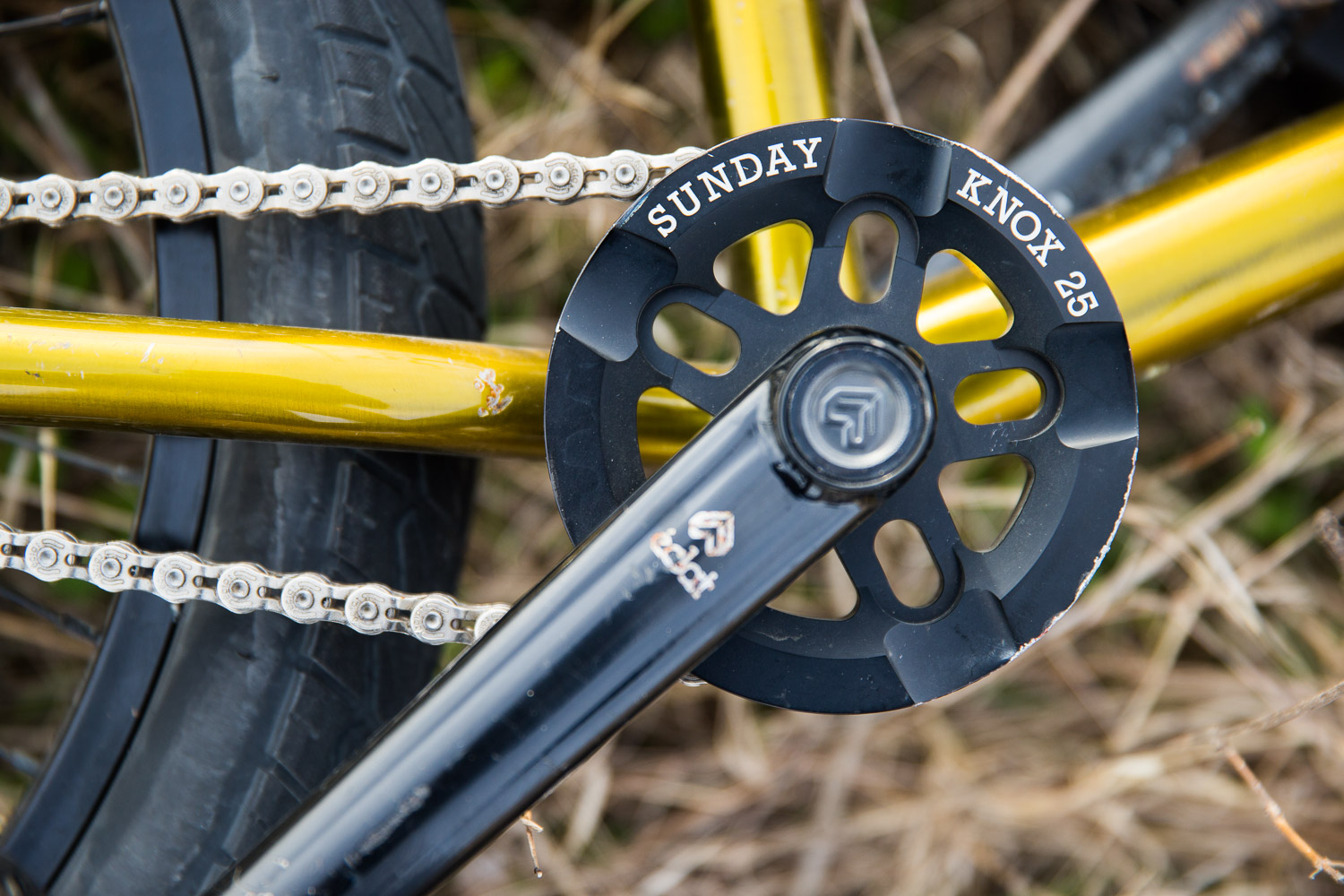 SUNDAY KNOX GUARD 25T BLACK BICYCLE SPROCKET